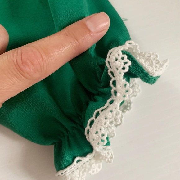 Eliza Grace Clothing | Boutique Tiered Romper Holiday Christmas Girl’s Size 5 - Picture 6 of 9